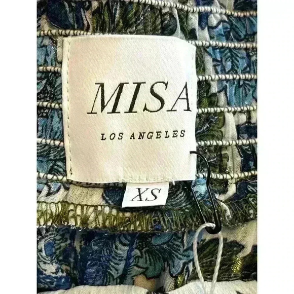 NWT MISA Los Angeles REVOLVE Zoe Maxi SKIRT Flora Azulia and Blue Astra Size XS - Picture 8 of 10